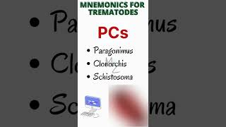 Mnemonics for Trematodes Memorization  Classification of Trematodes trematodes parasitology [upl. by Massiw]