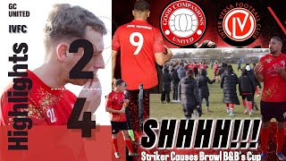 C9 scores amp Shhs home Crowd causing a sideline Brawl InterVersa v GC United Berks amp Bucks QF [upl. by Tihw972]