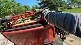 25  Trying the XBLADE SETUP from Ballard on the Toro Grandstand  Fresh Cut Mowing [upl. by Avert]