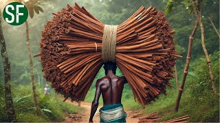 How Sri Lanka Earns Millions from 90 of the Worlds Ceylon Cinnamon  Farming Documentary [upl. by Grados332]