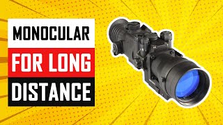 Top 5 Best Monocular for Long Distance Review in 2024 [upl. by Licko]