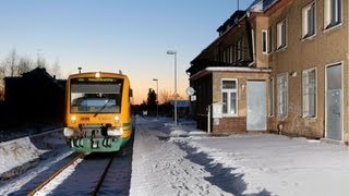 Neustrelitz  Mirow ODEG im Schnee [upl. by Celio196]