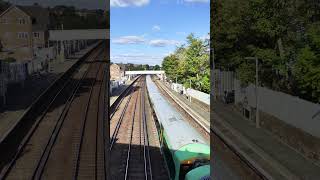 Southern Rail train passing through Anerley Station London [upl. by Yung]