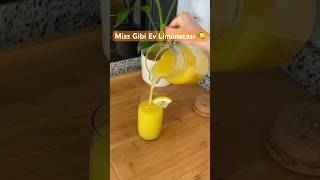 Bir Limon Bir Portakal Bir Sürahi Limonata 🍋Miss Gibi Ev Yapımı Limonata Tarifi limonata [upl. by Farmer871]