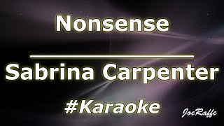 Sabrina Carpenter  Nonsense Karaoke [upl. by Cost]