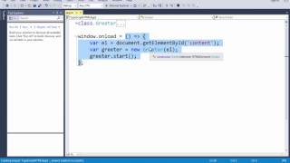 TypeScript in Visual Studio [upl. by Hnim863]