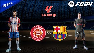 FC 24  Girona vs Barcelona  La Liga 2425 Full Match  4K [upl. by Limay]