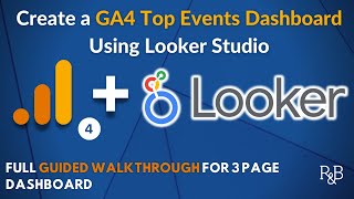 Looker Studio Dashboard Using Google Analytics Data beginners tutorial [upl. by Bakerman]