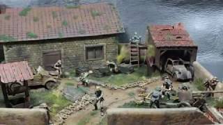 Historic WW2 Diorama135 quotArtillery in faction in the farmquot [upl. by Norita]