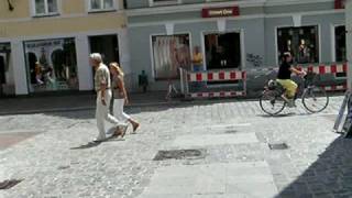 Bicycling Through Freising Germany [upl. by Luanne154]