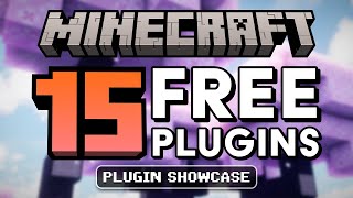 15 AMAZING Free Plugins for Minecraft Servers [upl. by Alliuqet]