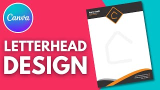 How to Create Letterhead Design in Canva [upl. by Alekal]