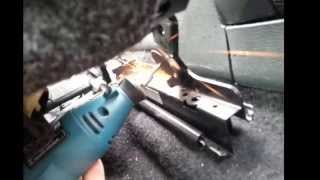 VW Golf Mk6 Drivers Car Seat Rail Removal Stuck Jam Repair  Modification How to [upl. by Atiana426]