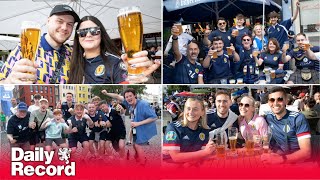 Scotland at Euro 2024 Tartan Army pack out Cologne bars ahead of Switzerland game [upl. by Shutz]