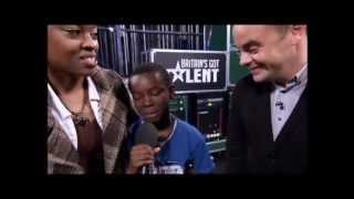 MALAKI PAUL 9 YRS OLD SINGS LISTEN ON BRITAINS GOT TALENT 2012 [upl. by Nanah]