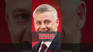 OLE GUNNAR SOLSKJAER fan chant  Manchester United legend player chant with lyrics [upl. by Airretnahs]