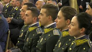 Il Presidente Mattarella incontra una rappresentanza della Guardia di Finanza [upl. by Andra711]