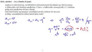 Mértani sorozat első n elem összege [upl. by Indys]