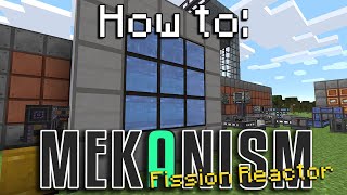 How to Mekanism  Fission Reactor Minecraft 1165 [upl. by Ummersen]