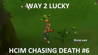 Osrs Hcim I AM Lucky [upl. by Acimehs]