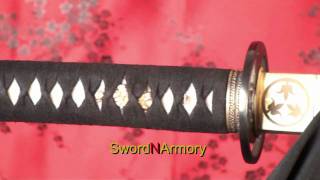 Munetoshi Yuki Mat Cutter Samurai Sword Katana Hira Zukuri Detailed Item Specs [upl. by Radnaxela]