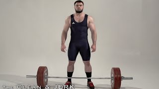 CLEAN and JERK  Olympic weightlifting [upl. by Sherourd440]