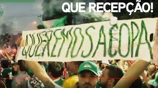 Palmeiras tem recepção histórica da torcida no Allianz Parque [upl. by Kenay]