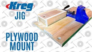 Kreg Jig Plywood Mount With Storage [upl. by Amri]