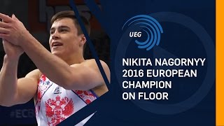 Nikita NAGORNYY RUS – 2016 European champion on Floor [upl. by Morrison]