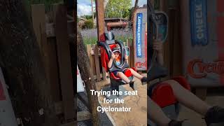 Trying the test seat for the Cyclonator paultonspark [upl. by Atikahs]