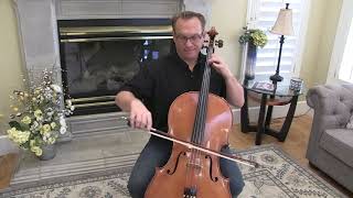 Bourrée Cello Play Along  Suzuki Cello Book 2 [upl. by Googins]