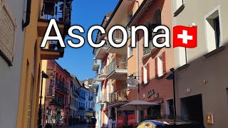 Ascona Switzerland 4k 🇨🇭 Walking tour of Beautiful fairy tale Town❤️😍  Ticino Switzerland 🇨🇭 [upl. by Ahswat617]