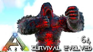 ARK SURVIVAL EVOLVED  GUARDIAN BOSS amp CHAOS MEGAPITHECUS TAME E64   PRIMAL FEAR PYRIA [upl. by Miharba247]