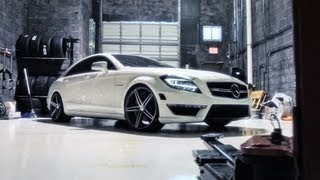 Mercedes Benz CLS63 AMG on 20quot Vossen VVSCV5 Concave Wheels  Rims [upl. by Henderson532]