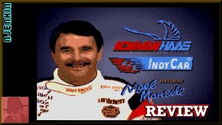 Newman Haas Indycar Featuring Nigel Mansell  on the SEGA Genesis  Mega Drive  with Commentary [upl. by Newo634]