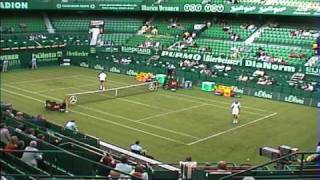 Tennis  Halle 2000  Krajicek vs Tarrango  classic serve amp volley [upl. by Johathan]