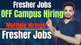 OFF Campus Drive for 2021202220232024 Batch  Fresher Jobs  New OFF Campus Hirings  Freshers [upl. by Thurber974]