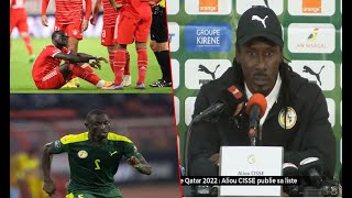 Absence de Saliou Ciss et blessure de Sadio Mané les précisions dAliou Cissé [upl. by Xavier107]