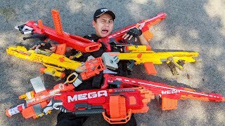 LTT Game Nerf War  Winter Warriors SEAL X Nerf Guns Fight Gang Rocket Person Shooter Purge [upl. by Adnilem]