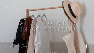 What to Wear in 80 Degree Weather  Summer Outfit Ideas [upl. by Tuckie568]