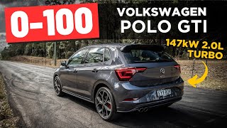 2023 Volkswagen Polo GTI review 0100 14 mile amp engine sound [upl. by Giliana37]