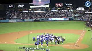 2024 NLDS Live from Dodger Stadium when Dodgers get final out to eliminate Padres [upl. by Norved]