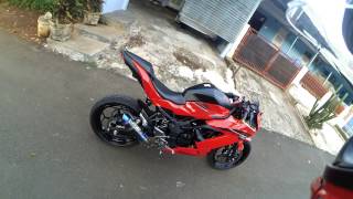 2 nyobain ninja 250 RR Mono [upl. by Ahsekahs]