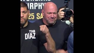 The staredown between Nick Diaz amp Robbie Lawler 👀 shorts [upl. by On960]