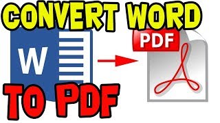 HOW TO CONVERT A WORD DOCUMENT TO PDF IN MICROSOFT WORD  OFFICE 365 TUTORIAL [upl. by Mariko]