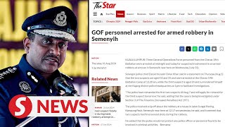 Remand for three GOF personnel one other over robbery expected to be extended say cops [upl. by Polik]