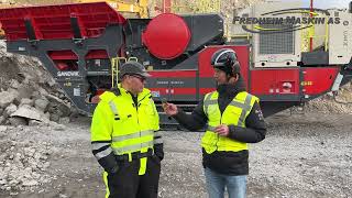 Svein Fredheim presenterar våra maskiner Världsnyheten Sandvik UJ443E [upl. by Madelon]