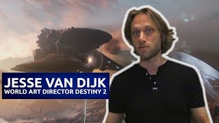 De man achter de wereld van Destiny 2 Jesse van Dijk [upl. by Ulick150]