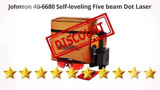 Johnson 406680 Selfleveling Five beam Dot Laser  Review and Discount [upl. by Eemaj]