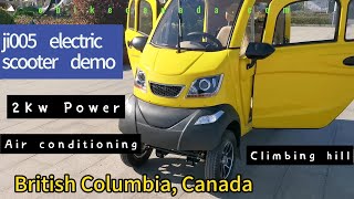 NEW Enclosed Electric Mobility Scooter for Canadian Terrain amp Weather [upl. by Brunhilda]